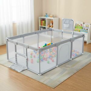 Pepita PLAY Járóka sarok- és ütközésvédővel + kosárpalánkkal 120x... kép