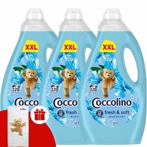 Coccolino Öblítőkoncentrátum Blue Splash 3x3000ml + Ajándék Cocco... kép