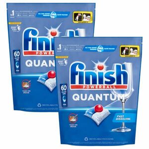 Finish Quantum All in 1 Regular Mosogatógép kapszula 2x60db kép