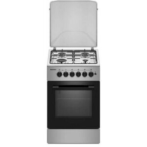 Hausmeister HM5020ML HŐLÉGKEVERÉSES INOX KOMBINÁLT TŰZHELY LEMEZTETŐVEL kép