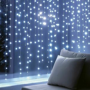 Home KIN294DWH DOT LED-es fényfüggöny, 294db hidegfehér DOT LED, ... kép