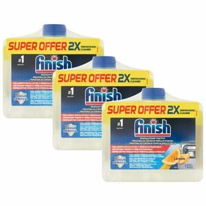 Finish Mosogatógép tisztító citrom illattal 3x500ml kép