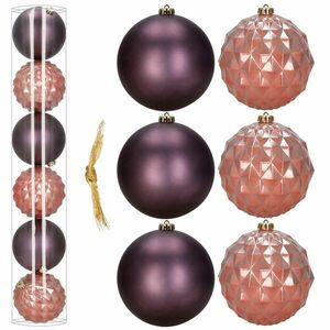 Ca1531 Karácsonyfa gömbkészlet 15 cm 6 db. kép