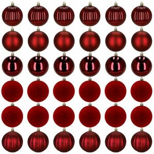 Ca0970 karácsonyi gömb készlet 8 cm 36 db kép