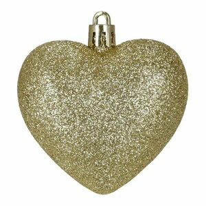 Ca0958 szív alakú karácsonyi gömb készlet 16 db. kép