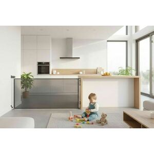 Ecotoys állítható szélességű Biztonsági kapu 160cm - Szürke kép