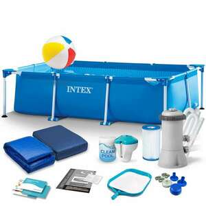 Rack kerti medence 260 x 160 x 65 cm készlet 15in1 intex 28271 kép