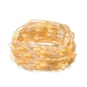 Springos elemmel működő led lámpák 50 led kép