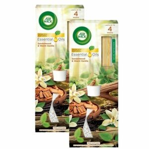Air Wick Szantálfa és Lágy Vanília Pálcikás légfrissítő folyadék 2x30ml kép
