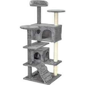 Funfit 7 szintes macska Szórakoztató központ és Kaparófa - szürke kép