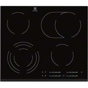 Electrolux EHF6547FXK Beépíthető kerámia főzőlap, 60 cm, 4 főzőzó... kép