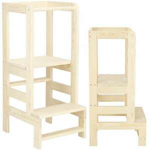 Dechland Gyerek tanulótorony, konyhai fellépő állítható magasságg... kép