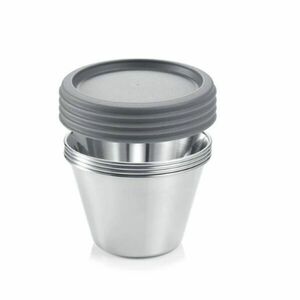 Tescoma GrandCHEF rozsdamentes acél panna cotta sütőforma, 4 db kép