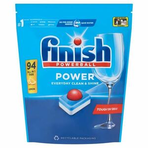 Finish Powerball Power All in 1 Citrom Mosogatógép tabletta 94db kép