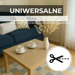 Fm0039 átlátszó padlószőnyeg 120 cm x 90 cm x 0, 5 mm kép