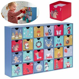 Ca1507 Adventi naptár 39 x 7 x 25 cm kép
