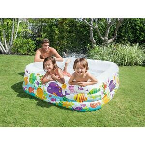 Akvárium felfújható medence 159 x 159 x 50 cm intex 57471 kép