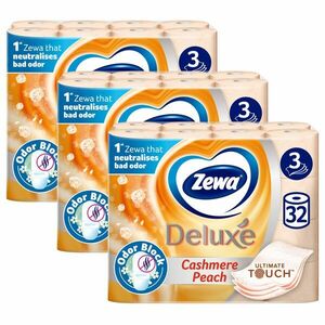 Zewa Deluxe Cashmere Peach 3 rétegű Toalettpapír 3x32 tekercs kép