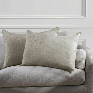 RESTILO díszpárnahuzat LAILA szín bézsszínű dombornyomott stílus... kép