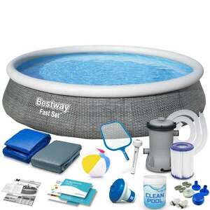 Kerti gyerekmedence 396 x 84 cm 16in1 szett bestway 57376 kép