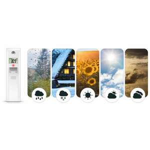 Berdsen adókészülék Időjárás állomáshoz - Fehér kép