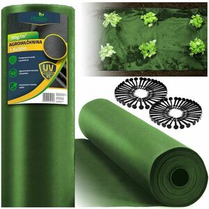 Plonos Agrotextil kerti szövet 1, 6mx50m, 90g/m2 +100 tű - Zöld kép