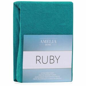 Lepedő RUBY türkiz frottír 80-90x200 AmeliaHome kép