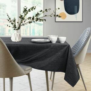 Asztalterítő Vesta fekete dombornyomott modern 30x80 AmeliaHome kép