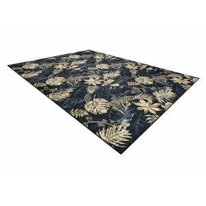 Szőnyeg ARLEN LEAVES4 fekete tropikus 80x150 kép
