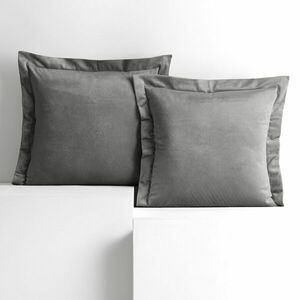 Díszpárnahuzat VELVET ezüst glamour bársony 45x45 ameliahome kép