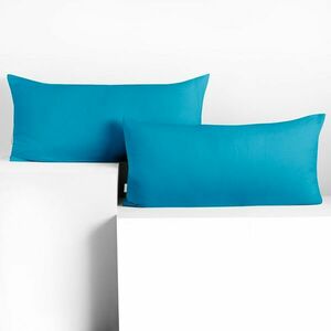 Díszpárnahuzat AMBER kék dzsörzé 40x120 DecoKing kép