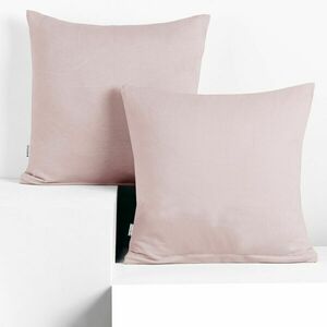 Díszpárnahuzat AMBER világoslila dzsörzé 80x80 DecoKing kép