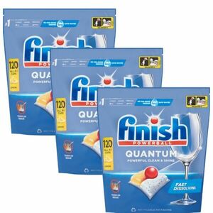 Finish Quantum All in 1 Lemon Mosogatógép kapszula 3x120db kép
