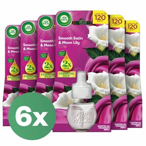 Air Wick Bársonyos Szatén és Éji Liliom Utántöltő elektromos légf... kép