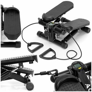 ActiGet Taposógép gumikötéllel és LCD kijelzővel - Fekete kép