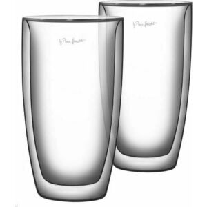 Lamart Latte Pohár - Duplafalú Üveg - 380ml - 2 db kép