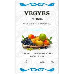 Matrica vegyes pálinka 50db/csom kép