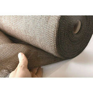 Árnyékoló háló RECYNET gomblyukakkal 1.5x50m barna 120g/m2 2021519 kép