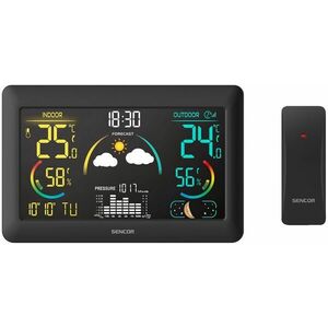 Sencor SWS 4900 Időjárás állomás, Fekete kép