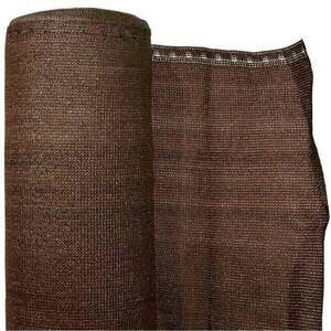 ÁRNYÉKOLÓ HÁLÓ 1, 8 X 10 M - BARNA 160 G/M2 KERÍTÉSHÁLÓ - 90%-os f... kép