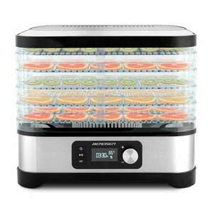 Berdsen Aszalógép, gyümölcs-zöldség szárító, 5 tálcás, 10l - Feke... kép