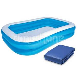 Bestway felfújható családi medence 262 x 175 x 51 cm 54006 + fedél kép