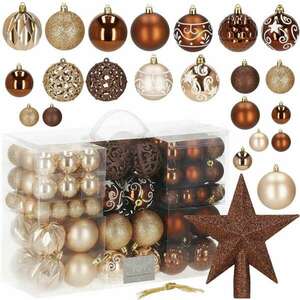 Springos Karácsonyfa gömbkészlet 101 db. kép