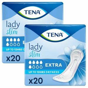 Tena Lady Slim Extra puha inkontinencia betét rendszeres vizeletv... kép