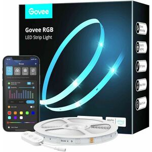Govee RGB LED szalaglámpák - 5M Wifi és Bluetooth kapcsolat kép