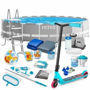 Kerti kerti medence 610 x 132 cm 21in1 intex 26756 + ingyenes roller kép