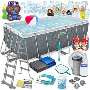 Kerti keret medence 412 x 201 x 122 cm 17in1 bestway 56722 kép