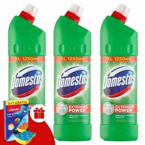 Domestos Extended Power Pine Fresh sűrű, fertőtlenítő hatású Tisz... kép