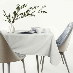 Asztalterítő Empire krémű sima klasszikus 155x350 owal AmeliaHome kép