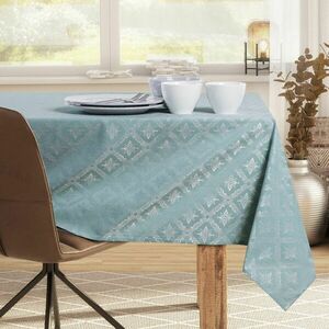 Asztalterítő Maya mentazöld nyomott klasszikus 140x340 DecoKing kép